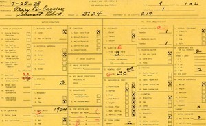 WPA household census for 3724 W SUNSET BLVD, Los Angeles