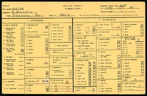 WPA household census for 3909 FLOWER DRIVE, Los Angeles County