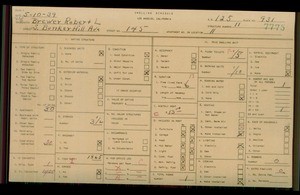 WPA household census for 145 S BUNKER HILL, Los Angeles