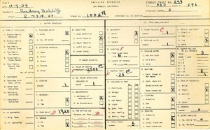 WPA household census for 1002 E 43RD, Los Angeles