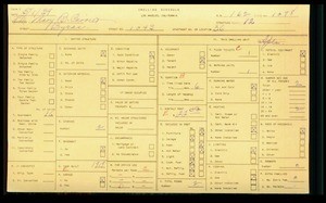 WPA household census for 1043 BYRAM ST, Los Angeles