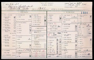 WPA household census for 1341 S AVERILL, Los Angeles County