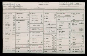 WPA household census for 841 W 10TH STREET, Los Angeles County
