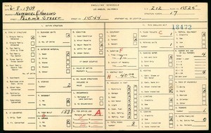 WPA household census for 1544 PALOMA STREET, Los Angeles