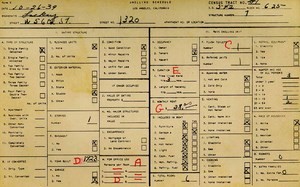 WPA household census for 1320 W 56TH, Los Angeles