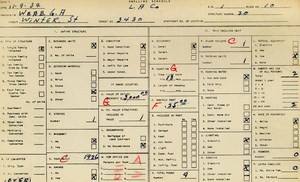 WPA household census for 3430 WINTER