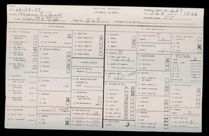 WPA household census for 819 W 84TH ST, Los Angeles County