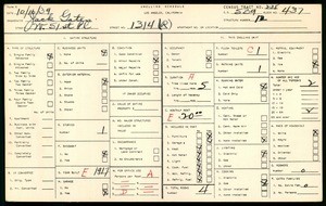 WPA household census for 1314 W 51ST PL, Los Angeles County