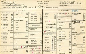 WPA household census for 238 E VERNON, Los Angeles