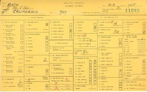 WPA household census for 727 CALIFORNIA, Los Angeles
