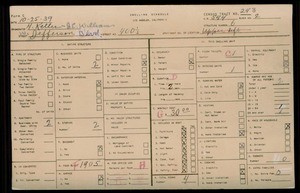 WPA household census for 400 W JEFFERSON BL, Los Angeles