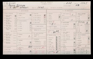 WPA household census for 1468 E 21ST ST, Los Angeles