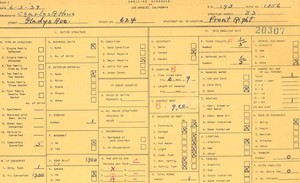 WPA household census for 624 GLADYS, Los Angeles