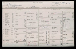 WPA household census for 537 W 10TH STREET, Los Angeles County