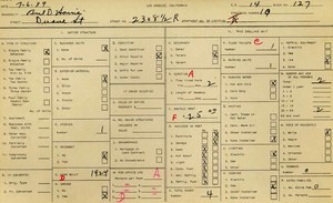 WPA household census for 2308 DUANE, Los Angeles