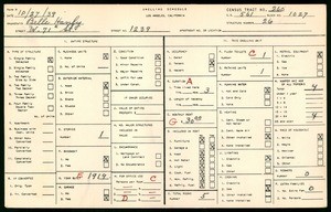 WPA household census for 1239 WEST 71ST STREET, Los Angeles County
