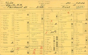 WPA household census for 3142 FAIRMOUNT ST, Los Angeles