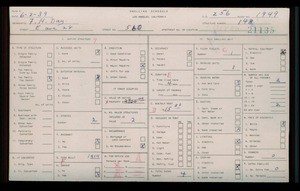 WPA household census for 560 E 28TH AVENUE, Los Angeles