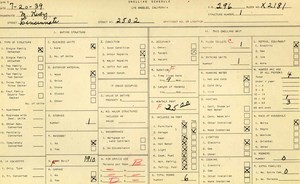 WPA household census for 2502 CINCINNATI, Los Angeles
