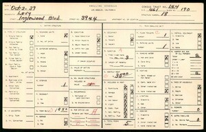 WPA household census for 3944 INGLEWOOD BLVD, Los Angeles County