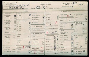 WPA household census for 851 W 50TH PL, Los Angeles County