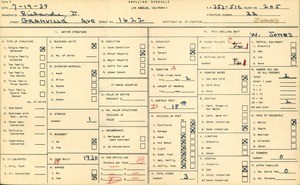 WPA household census for 1622 GRANVILLE AVE, Los Angeles