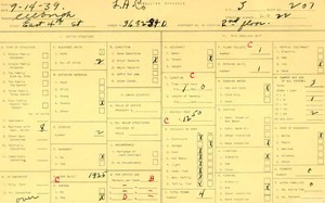 WPA household census for 3682 E 4TH