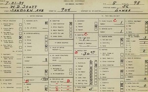 WPA household census for 904 SANBORN, Los Angeles