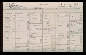 WPA household census for 3632 REYNOLDS AVENUE, Los Angeles