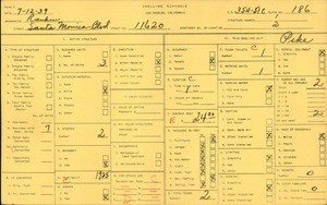 WPA household census for 11620 SANTA MONICA BLVD, Los Angeles