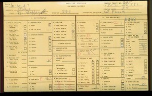 WPA household census for 330 N GAFFEY, Los Angeles County