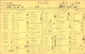 WPA household census for 738 EAST 14TH STREET, Los Angeles
