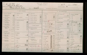WPA household census for 2016 1/2 PASADENA AVENUE, Los Angeles