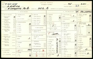 WPA household census for 402 N LA FAYETTE PARK PL, Los Angeles