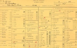 WPA household census for 836 SANBORN, Los Angeles