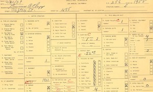 WPA household census for 485 CLIFTON, Los Angeles