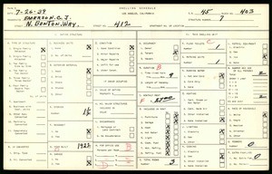 WPA household census for 412 N BENTON WAY, Los Angeles