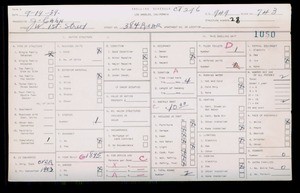 WPA household census for 384 W 1ST ST, Los Angeles County