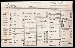 WPA household census for 822 W 14TH, Los Angeles County