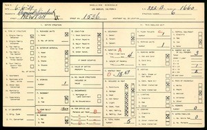 WPA household census for 1536 NEWTON ST, Los Angeles