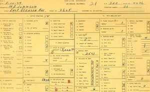 WPA household census for 2605 GLEASON, Los Angeles