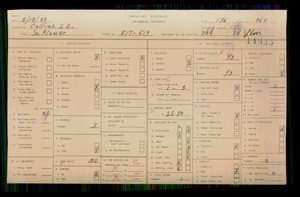 WPA household census for 517 S FLOWER, Los Angeles