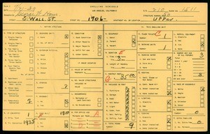 WPA household census for 1706 SOUTH WALL STREET, Los Angeles