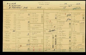 WPA household census for 415 N FREMONT, Los Angeles