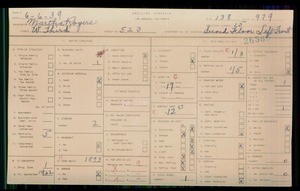 WPA household census for 523 W 3RD STREET, Los Angeles