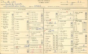 WPA household census for 2428 RIVERDALE AVE, Los Angeles