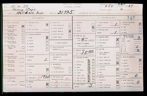 WPA household census for 21725 HALLDALE, Los Angeles County