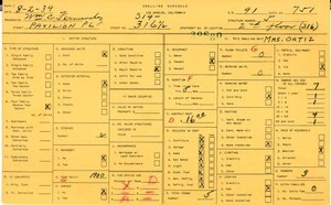 WPA household census for 314 PAVILION, Los Angeles