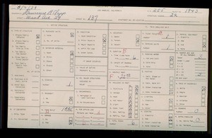 WPA household census for 137 W AVENUE 29, Los Angeles