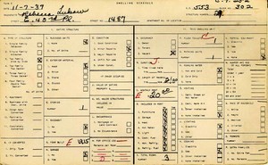 WPA household census for 1487 E 43RD, Los Angeles